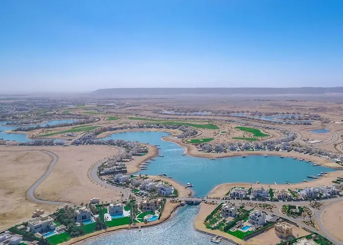 Premium 2br In Fanadir Bay El Gouna Lagoon & Sea Views شقة